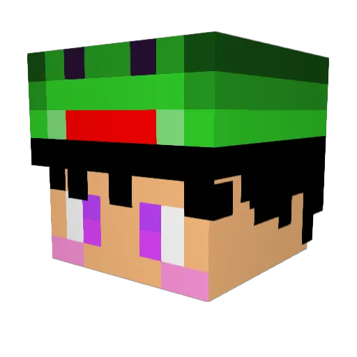 gizummo Minecraft avatar head, 3D render