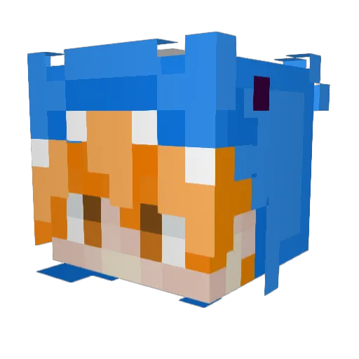 gje123 Minecraft avatar head, 3D render