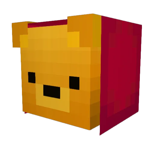 gjeodgus Minecraft avatar head, 3D render