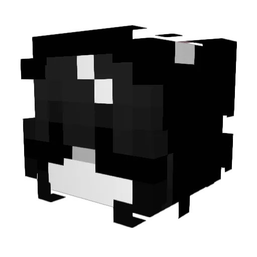 gjha Minecraft avatar head, 3D render
