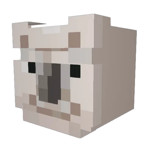 gjm0606 Minecraft avatar head, 3D render