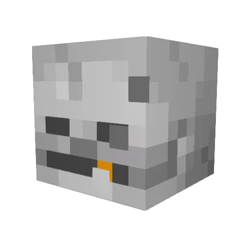 gjoynr Minecraft avatar head, 3D render