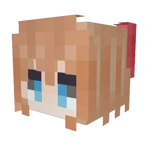 gjr1145 Minecraft avatar head, 3D render