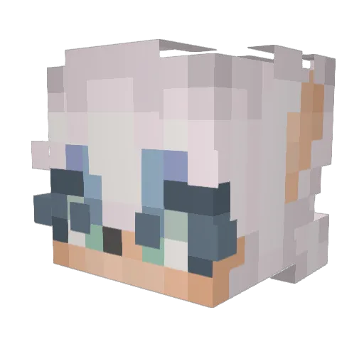 gk1gk11 Minecraft avatar head, 3D render