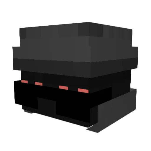 gkDiamond Minecraft avatar head, 3D render