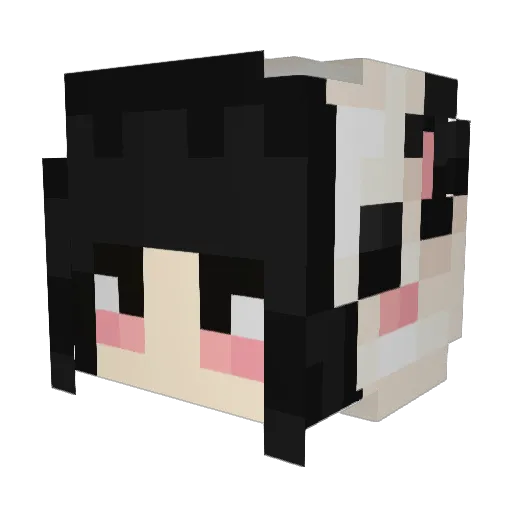 gkagka Minecraft avatar head, 3D render