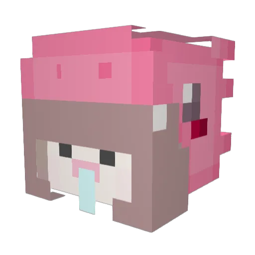 gkcofls98 Minecraft avatar head, 3D render
