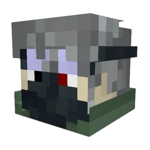 gkenneb Minecraft avatar head, 3D render