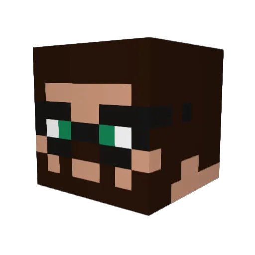 gking21 Minecraft avatar head, 3D render