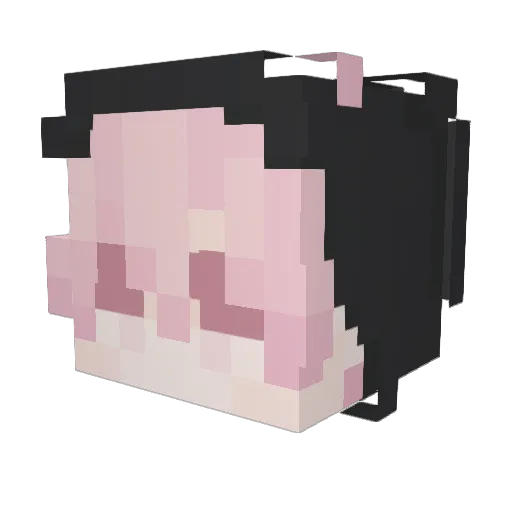 gkoz Minecraft avatar head, 3D render