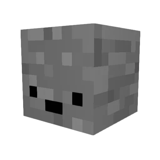 gkswns Minecraft avatar head, 3D render