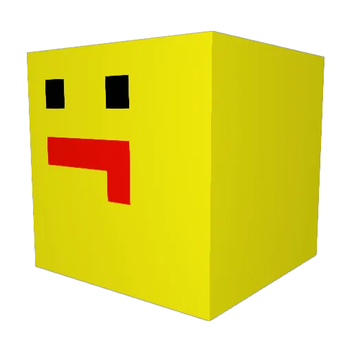 gkwlsdn Minecraft avatar head, 3D render