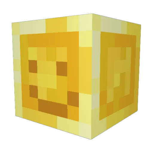 gl0d Minecraft avatar head, 3D render