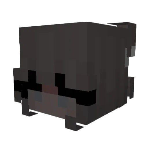 gl0zsy Minecraft avatar head, 3D render