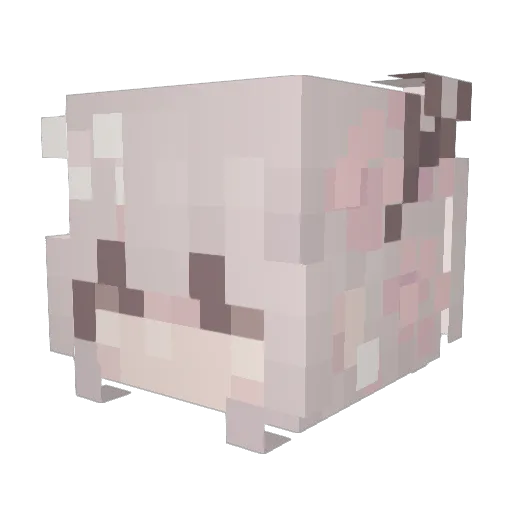 gl_ace_ Minecraft avatar head, 3D render