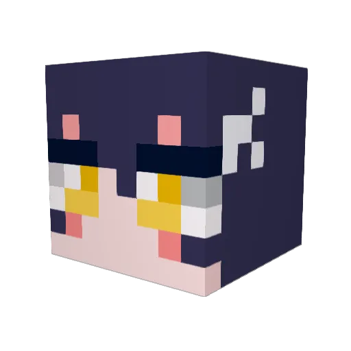 gla_hong84 Minecraft avatar head, 3D render