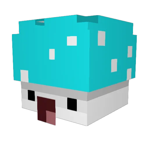 gladiator10 Minecraft avatar head, 3D render