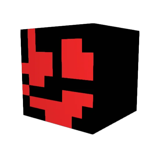 glager888 Minecraft avatar head, 3D render