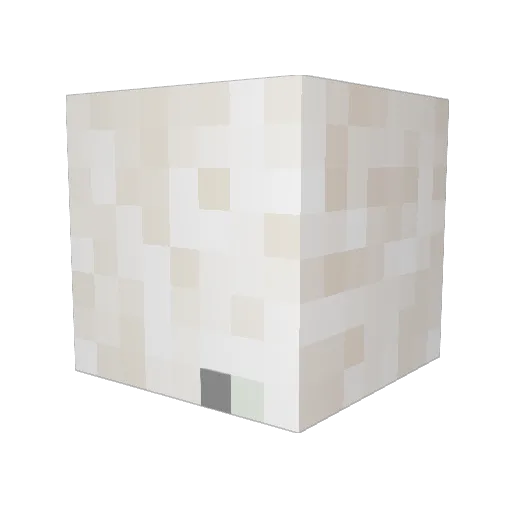 glaserde Minecraft avatar head, 3D render