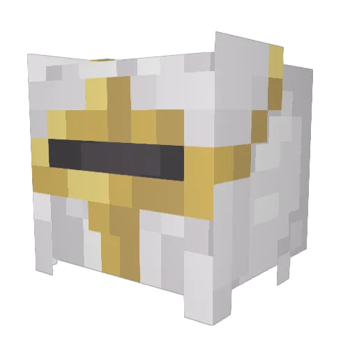 glasseater_ Minecraft avatar head, 3D render