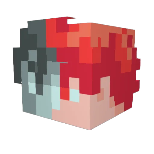 glaurs Minecraft avatar head, 3D render