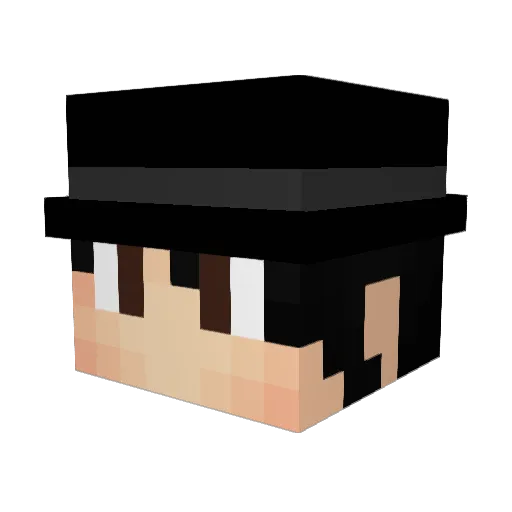 glavdaddy Minecraft avatar head, 3D render