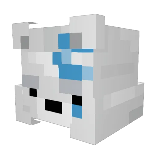 glazedoughnutt Minecraft avatar head, 3D render