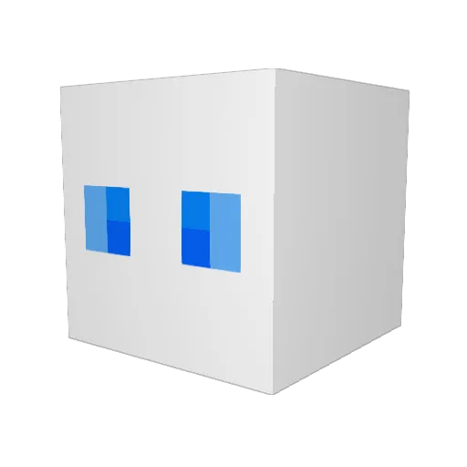 glazeer_trades Minecraft avatar head, 3D render