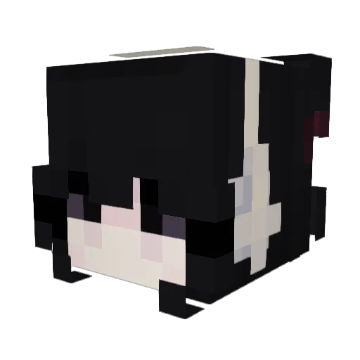 gldnmgl Minecraft avatar head, 3D render