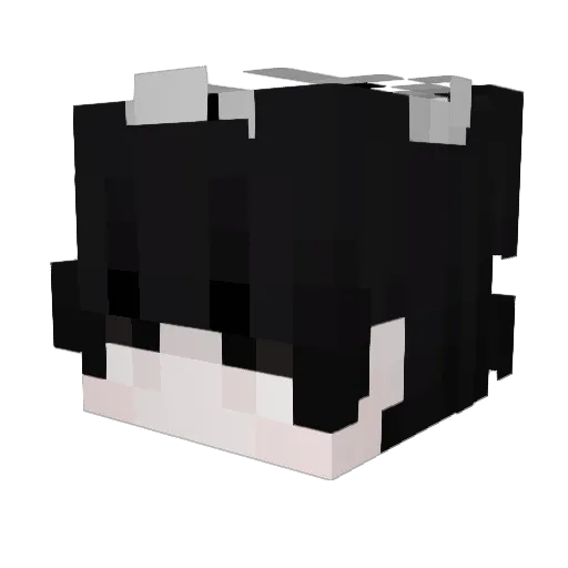 glefey Minecraft avatar head, 3D render