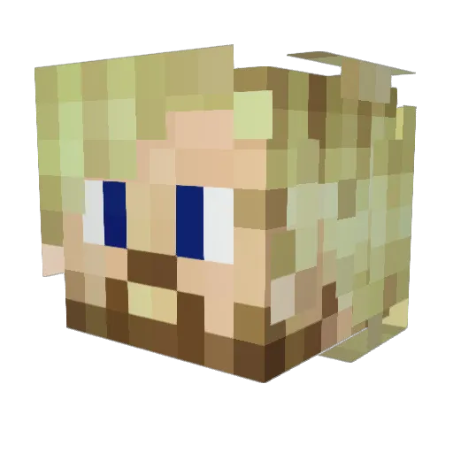 glehr1997 Minecraft avatar head, 3D render