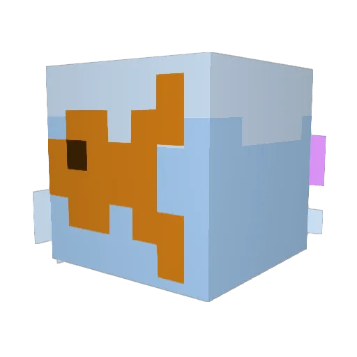 glenniemounts Minecraft avatar head, 3D render