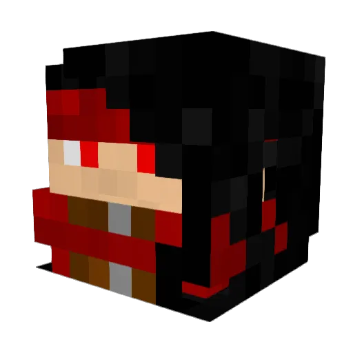 glennm444 Minecraft avatar head, 3D render