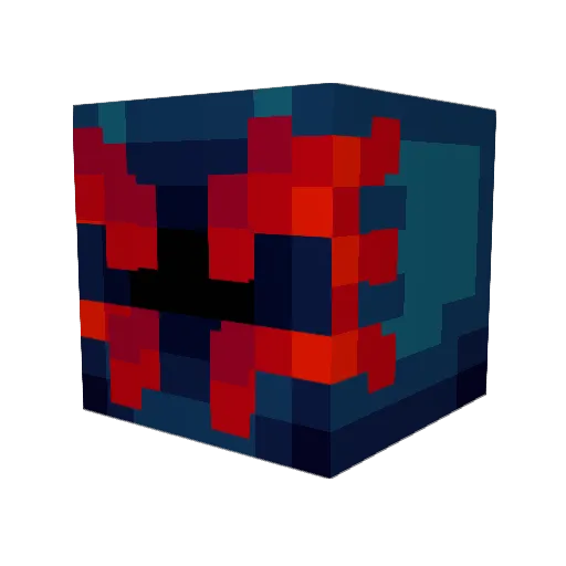 gless24 Minecraft avatar head, 3D render
