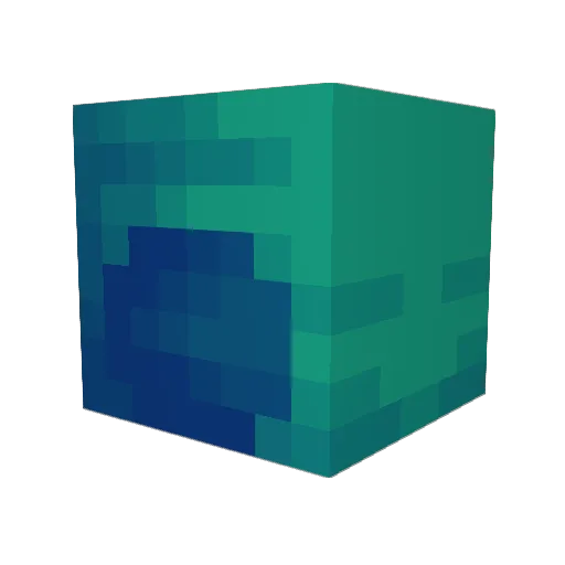 gliched1234 Minecraft avatar head, 3D render