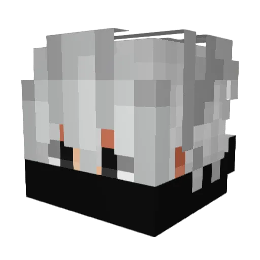 glidaboy Minecraft avatar head, 3D render