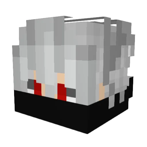 glifix Minecraft avatar head, 3D render