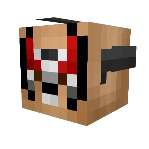 gligarman2 Minecraft avatar head, 3D render