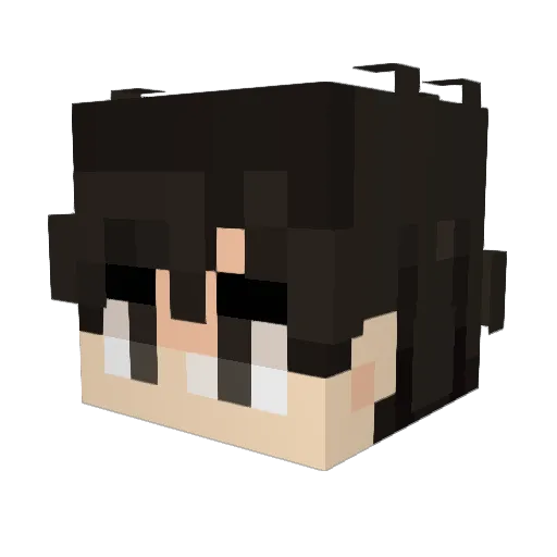 glinda4fent Minecraft avatar head, 3D render