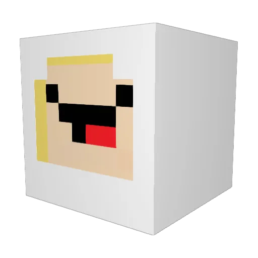 glinthawk Minecraft avatar head, 3D render