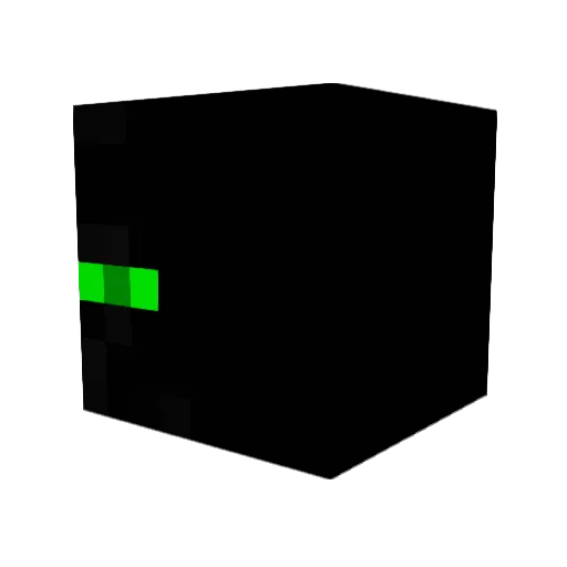 glitchthevamp Minecraft avatar head, 3D render
