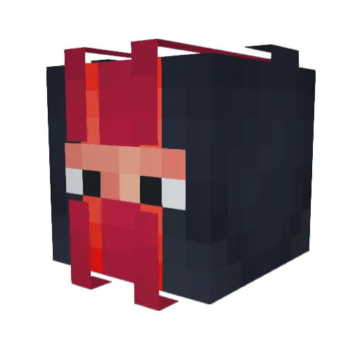 glitterbug2704 Minecraft avatar head, 3D render