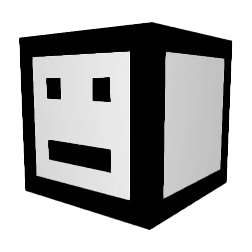 glitzy2 Minecraft avatar head, 3D render
