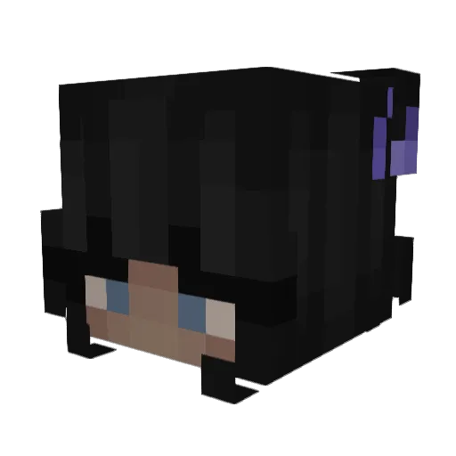 glizzc Minecraft avatar head, 3D render