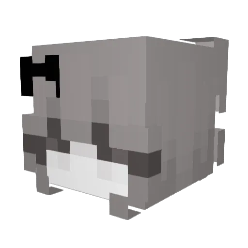 glizzie Minecraft avatar head, 3D render