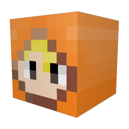 glizzzy37 Minecraft avatar head, 3D render