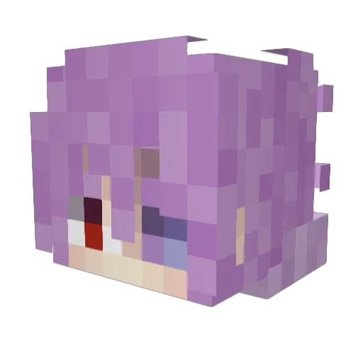 globolantern Minecraft avatar head, 3D render