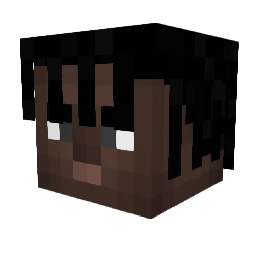 globoylos Minecraft avatar head, 3D render