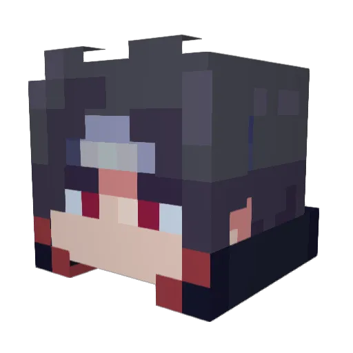 glockoma69 Minecraft avatar head, 3D render
