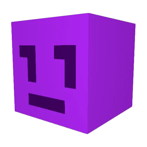 gloobergabber Minecraft avatar head, 3D render